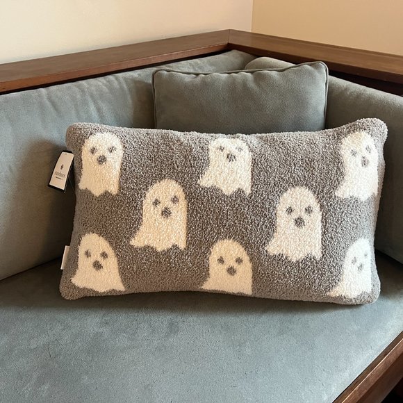 Gray Ghost Pillow - Cozy for Halloween and Fall - by Storehouse Seasonal - Picture 6 of 6